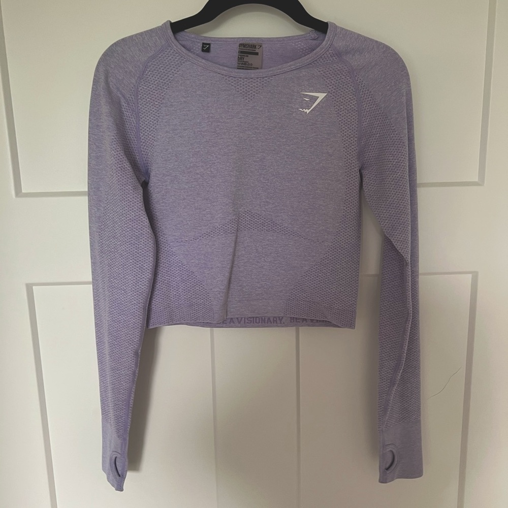 VITAL SEAMLESS LONG SLEEVE CROP TOP